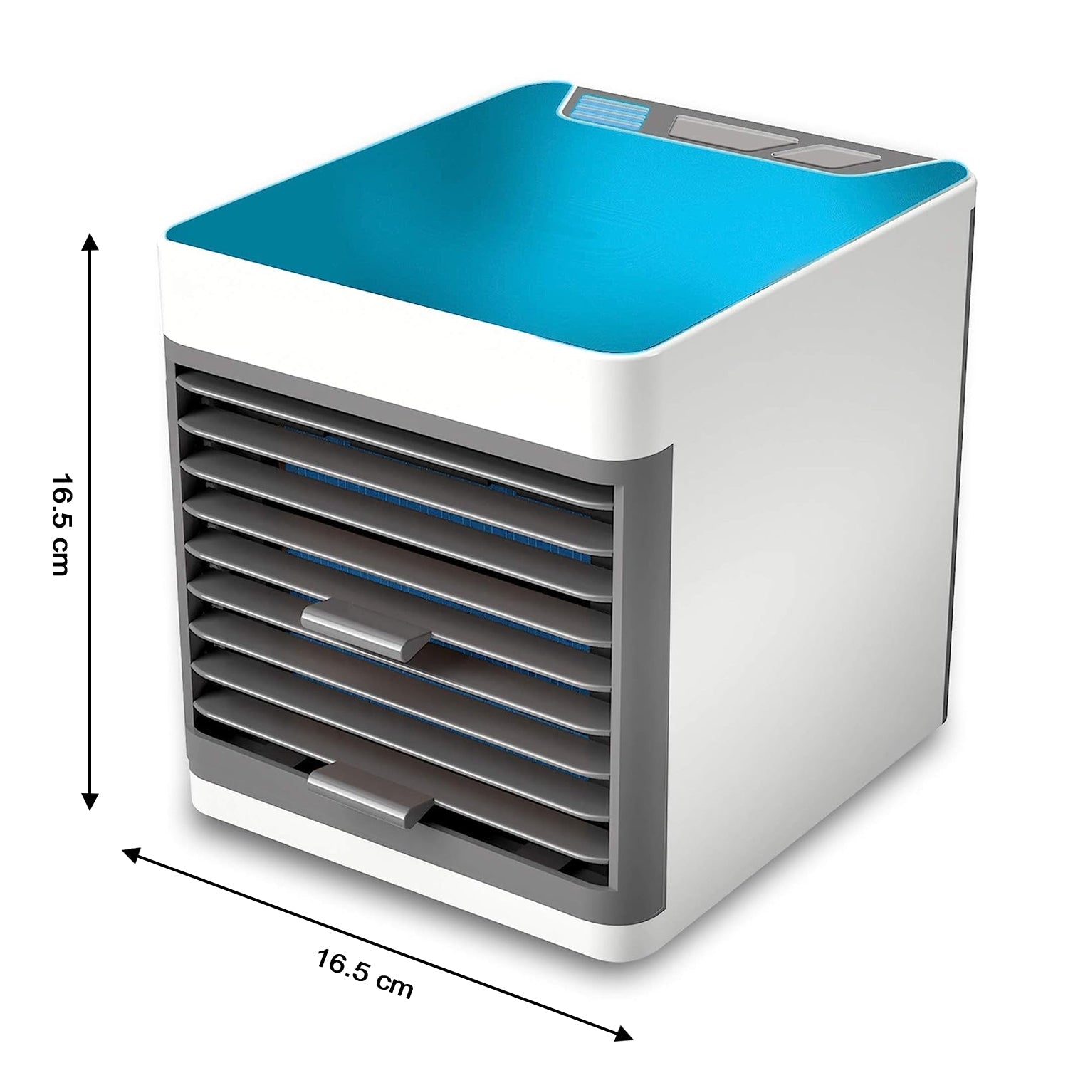 1464 Mini Portable Air Cooler, Personal Space Cooler Easy to fill water and mood led light and portable Air Conditioner Device Cool Any Space like Home Office DeoDap 1464 Mini Portable Air Cooler, Personal Space Cooler Easy to fill water and mood led light and portable Air Conditioner Device Cool Any Space like Home Office DeoDap